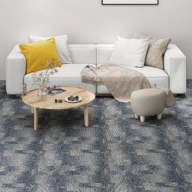 Carpet tiles 20 pcs 5 mÂ² dark blue