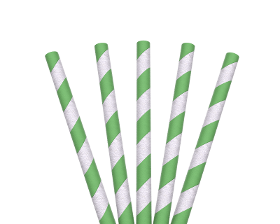 White Green Straw