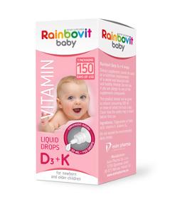 Rainbovit Baby Vitamin D3 + K