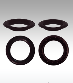 Round #15 (2”) Grommets & Washers. – Oil Rubbed Bronze Finish Painted