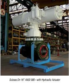 Subsea Dn 16” ANSI 900 - with Hydraulic Actuator