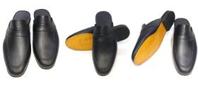 Leather men slipper wholesale