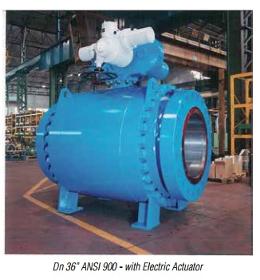 Dn 36” ANSI 900 - with Electric Actuator