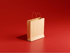 Paper bag for cosmetics