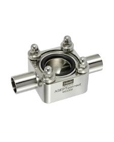 Inline unit ASEPTconnect for clamp-connection per DIN 11864