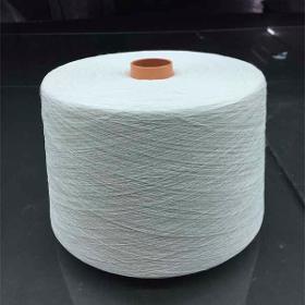 Long hemp half bleached yarn