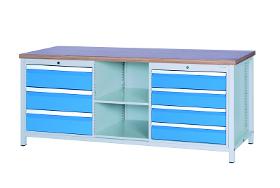 Workbench 2000 with 6 drawers