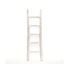 wooden decoration ladder rustic white