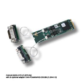 M.2 Card with 2 CAN FD Interfaces (CAN-M.2/402-2-FD)