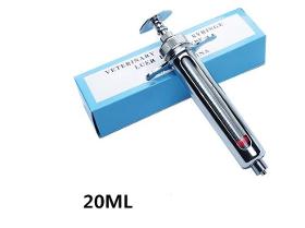20cc pig,sheep,cattle,horse metal syringe with long handle