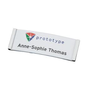 Name Badge "Balance" 22 mm | chrome | with magnet (10 piece)