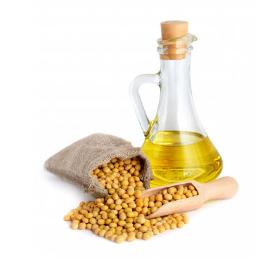 Crude and refined soybean oil
