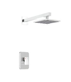 One outlet square concealed shower set | lav001