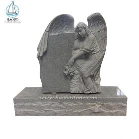 Wholesale Factory Monument Angel Carving Headstone Granite G654 Monument