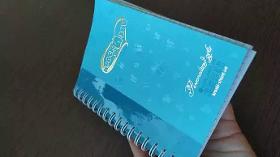 Diary-workbook with 3D logo
