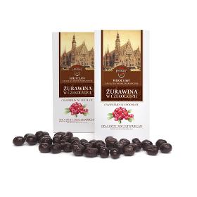 Wrocław chocolate-covered cranberries 125g