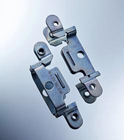 Sheet metal brackets with material thickness of 3 mm,