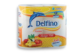Delfino – kitchen towel 2 rolls