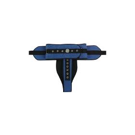 Padded perineal bed restraint belt iron clip t/m
