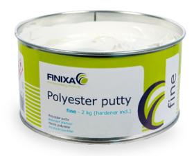Polyester putty 2kg + hardener - fine