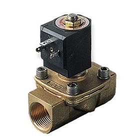 2/2-way solenoid valve in brass