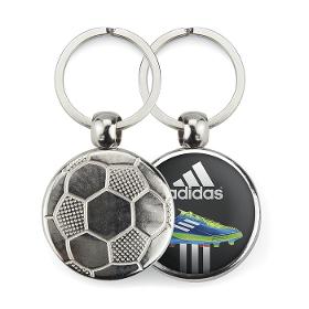 Metal 1 side Football key-ring components MFT