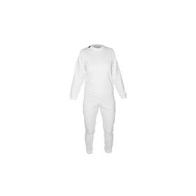 Sanitized sanitized incontinence pyjama long pants/long sleeves white