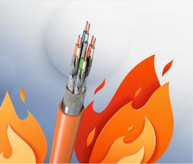 Fire resistant cables Cat 6A (PH 180)