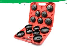 CUP TYPE OIL FILTER WRENCH SET 15PCS