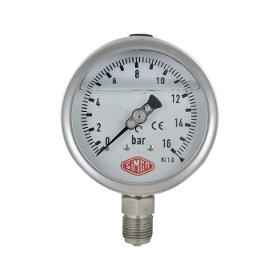 All Stainless steel Pressure gauges