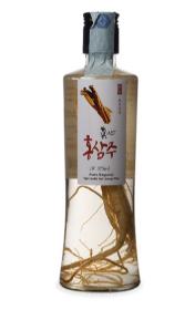 Ginseng Grappa 19 ° with fresh root, 375 ml bottle