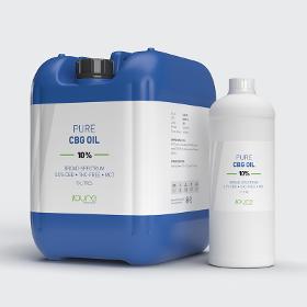 CBG OIL 10% Broad-Spectrum (THC-FREE | 05% CBD) MCT Coconut Oil - Bulk