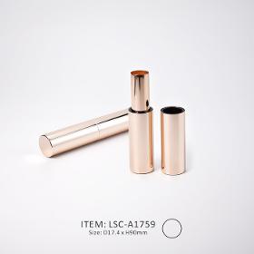 Cylinder magnetic aluminum lipstick tube case