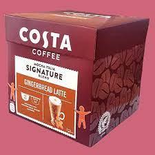 Costa Coffee Gingerbread Latte Limited Edition Dolce Gusto Pods