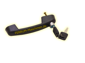 Door handle with lock for wheel loader FERRUM