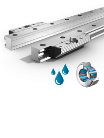 Linear Guides Type Fdg-R Pair Of Single Rails And Pair Of Roller Shoes