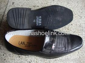 Men leather shoes