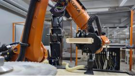 Industrial robot for the production of various components