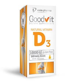 Goodvit Natural Vitamin D3 10000 – drops