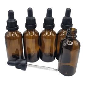 Glass Bottle Amber 50 ml with Assembled Dropper Night
