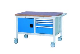 Mobile workbench type 1200 M with 2 cabinets