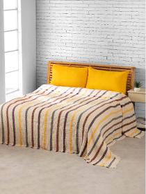 4ply Muslin Stripe Pattern Bedspread
