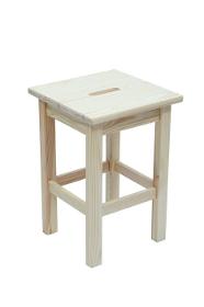 Wooden stool, manufacturer.