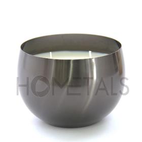 Aromatic candle in premium black candle containers