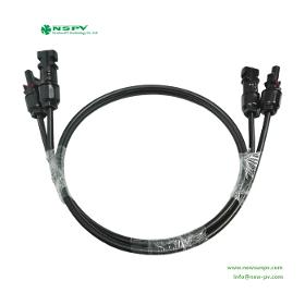 Solar twin extension cable with 4.0 connectors