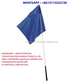 Horse Flag Whip with Golf Rubber Handle