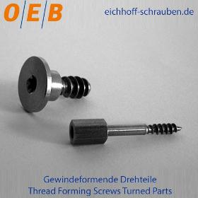 Thread forming screws from Turned parts – direct screwing