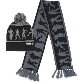 Wholesaler kids clothing cap and scarf Fortnite