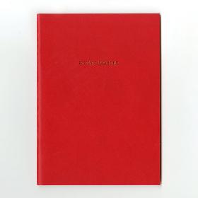Pimm notebook A5 02 Vivid red 