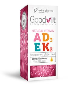 Goodvit Natural Vitamin A+D3+E+K2 MK-7 – drops